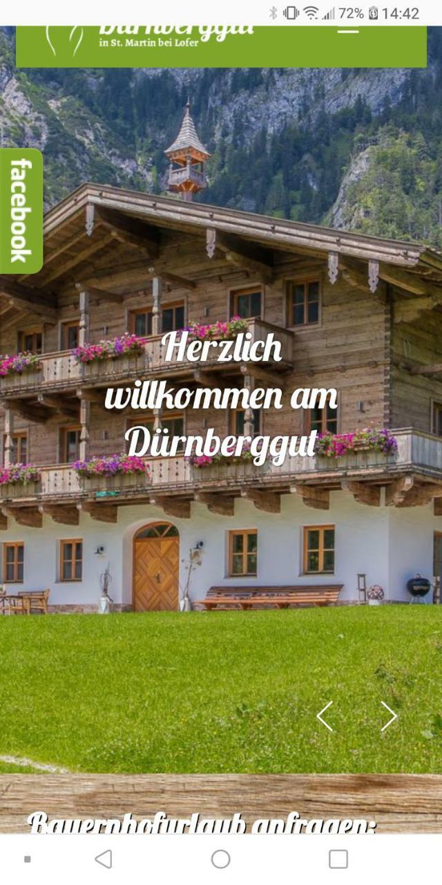 Apartament Duernberggut Sankt Martin bei Lofer Zewnętrze zdjęcie